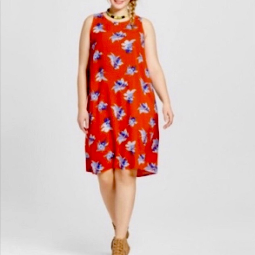 Ava and Viv Floral Shift Dress